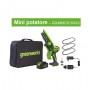 Potatore elettrico a batteria GREENWORKS G48MCS10XK2 - mini motosega a batteria - 3 catene incluse - SPEDIZIONE GRATUITA